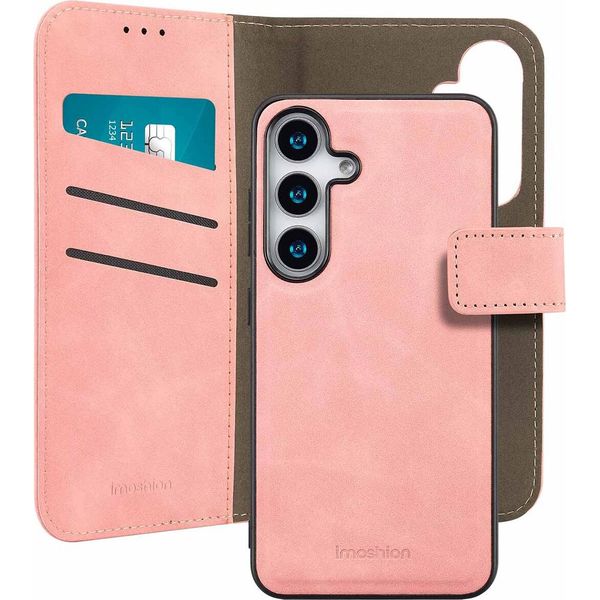 Imoshion Custodia Protettiva Samsung Galaxy S25 Custodia A Libro Custodia Per Cellulare Per Samsung Galaxy S25 - Rosa-image