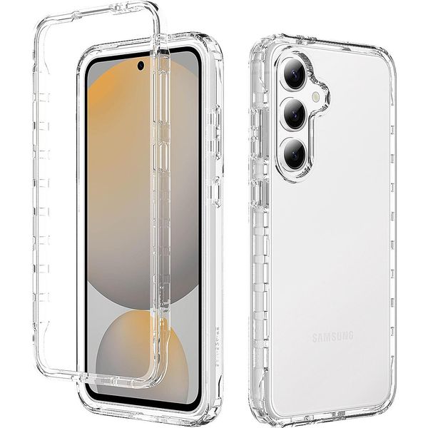 Custodia Per Samsung Galaxy A16 5G/4G, Copertura Posteriore Trasparente Ibrida, Robusto Paraurti In Tpu, Custodia Antiurto Trasparente-image