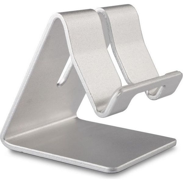 Supporto Per Telefono Cellulare Supporto Per Tablet Da Scrivania In Metallo In Lega Di Alluminio Supporto Per Telefono Cellulare Supporto Per Telefono Cellulare Grigio Argento-image