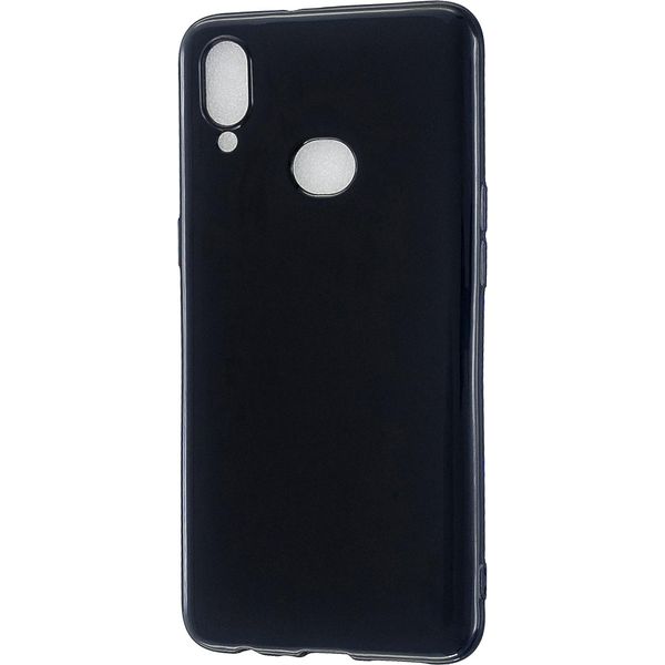 Per Samsung A10S/A20S Custodia Del Telefono Cellulare In Tpu Morbido Profilo Semplice Protezione Completa Del Corpo Guscio Antigraffio Nero Brillante-image