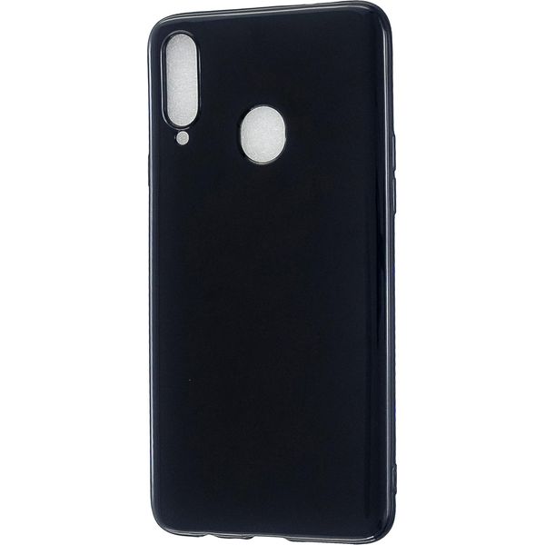 Per Samsung A10S/A20S Custodia Del Telefono Cellulare In Tpu Morbido Profilo Semplice Protezione Completa Del Corpo Guscio Antigraffio Nero Brillante-image