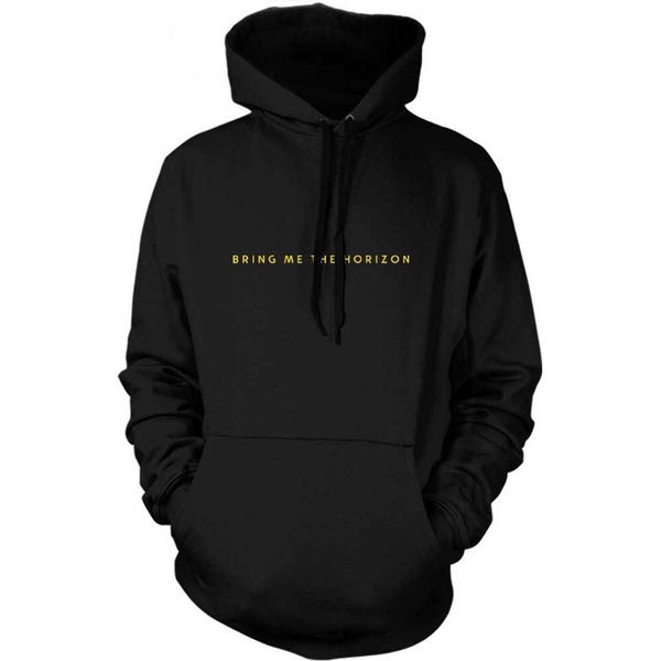 Bring Me The Horizon - Felpa Con Cappuccio Per Uomo/Donna Unisex RO5301 (S) (Nero)-image