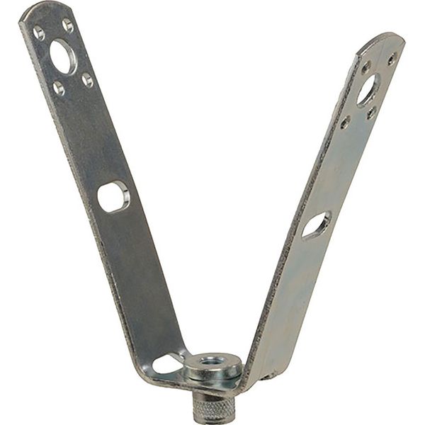 10 Pezzi - Gancio Trapezoidale Con Dado Zigrinato M8 Altezza 120 Mm Zincato : M8 Con Dado Zigrinato Dimensione: M8 Con Dado Zigrinato-image