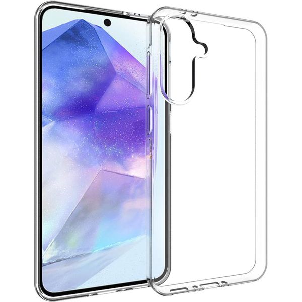 Samsung Galaxy A56 Cover - Silicone - Custodia Morbida Accezz/Copertura Posteriore - Trasparente-image