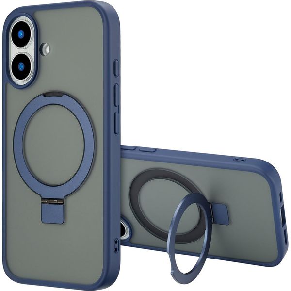 Custodia Per Iphone 16 - Plastica - Custodia Rigida/Copertura Posteriore Accezz - Blu-image