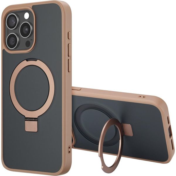 Custodia Per Iphone 15 Pro Max - Plastica - Custodia Rigida/Copertura Posteriore Accezz - Marrone-image