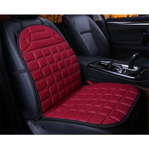 12/24V Riscaldato Auto Camion Sedile Cuscino Sedia Copertura Pad Riscaldatore Inverno Warmer Home - K10-image