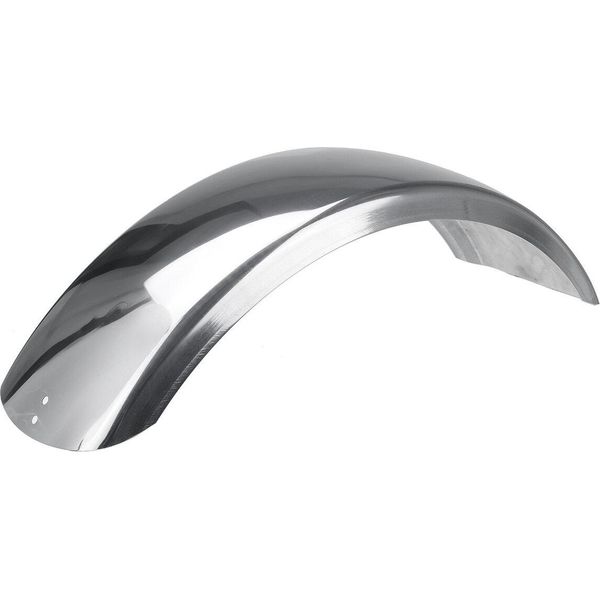 6.1'' Flat Motorbike Parafango Posteriore In Acciaio Inox Per Bobber Chopper-image