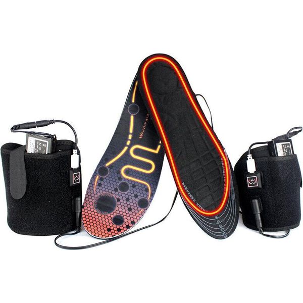 Camera Calda Ricaricabile Solette Riscaldate 3600Mah Piedi Caldi Scarpe Solette Termiche Elettriche Scaldapiedi Riscaldate Solette Sport All'aperto - 01#-image