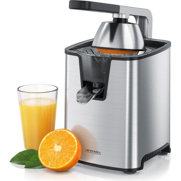 Spremiagrumi Elettrico Arendo, Spremiagrumi E Spremiagrumi 1000 W, Acciaio Inox, Braccio Articolato, Sistema Antigoccia, Lavabile In Lavastoviglie, Senza Bpa-image