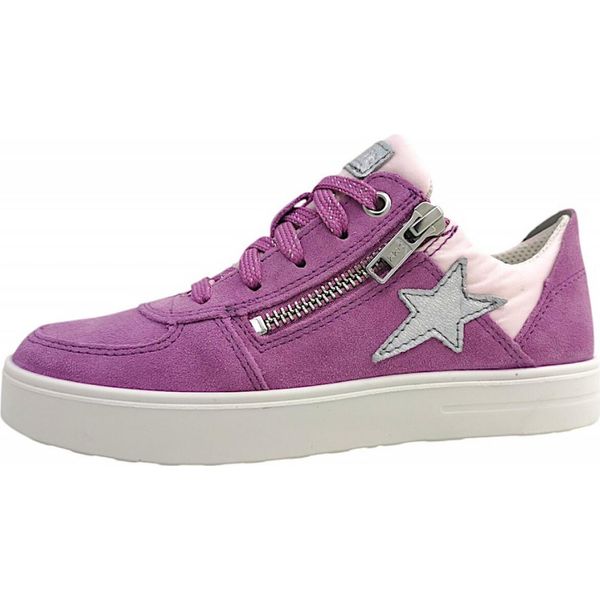 Scarpe Stringate Superfit Stella Da Bambina In Rosa, Misura 34-image