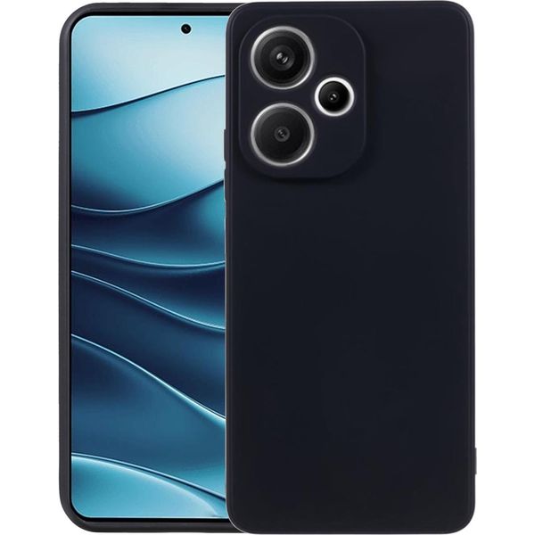 Per Xiaomi Redmi Note 14 5G Custodia Protettiva In Silicone Tpu Flessibile Ultra Sottile Nero-image