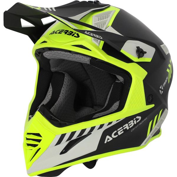 Casco Da Motocross Acerbis X-Track Mips, Giallo/Nero, Xl (61/62)-image