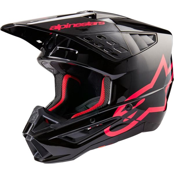 Alpinestars S-M5 Corp 2024 Casco Da Motocross, Nero/Rosa, Xl (61/62)-image