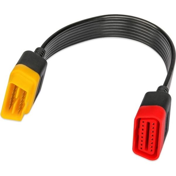 SF62 60Cm Automotive Obd Detector Extension Line Car Computer Conversion Plug Male To Female Adapter-image