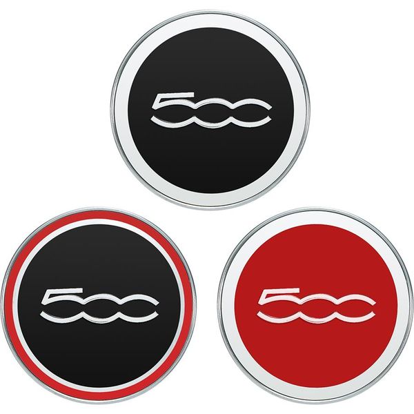 5Cc 60Mm Car Wheel Center Caps Hub Tyre Rim Cap Cover Per Fiat 500 Accessori Auto Rosso-image