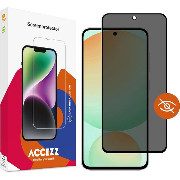 Samsung Galaxy A36 Screenprotector: Accezz Gehard Glas Privacy Screenprotector - Trasparente-image