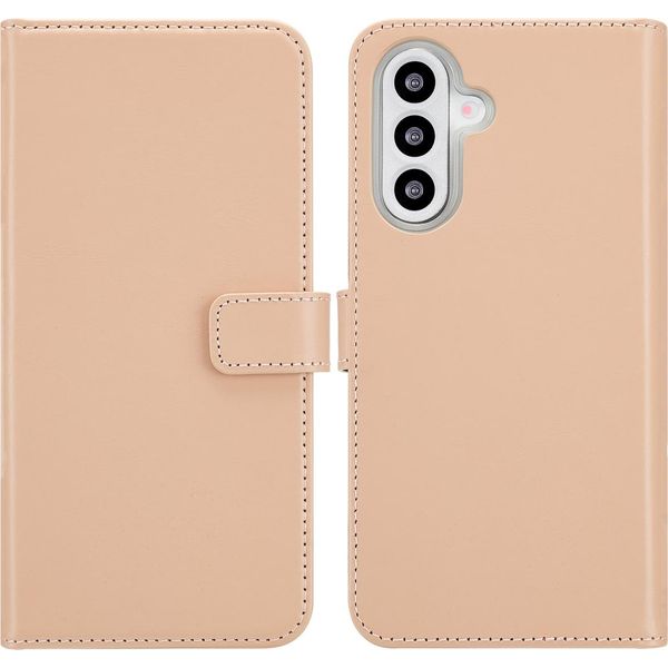 Custodia Per Samsung Galaxy A26 - Vera Pelle - Custodia Selencia Flap - Rosa Chiaro-image