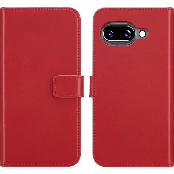 Google Pixel 9A Sleeve - Vera Pelle - Selencia Flip Cover - Rosso-image