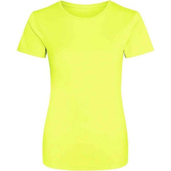 Maglietta Sportiva Da Donna Awdis Just Cool PC2129 (S) (Giallo Brillante)-image