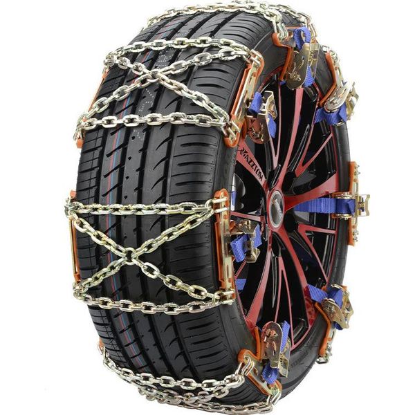 Universale Antiscivolo Auto Neve Fango Catena Ruota Pneumatico Acciaio Emergenza Anti Skid Catene Catene Singolo Caricato / 7288-image