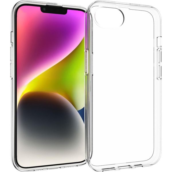 Custodia Per Iphone 16E - Silicone - Custodia Morbida Accezz/Copertina Posteriore - Trasparente-image