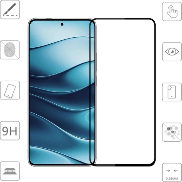Per Xiaomi Redmi Note 14 5G 1X 3D Premium Display Full Lcd H9 0.3Mm Temperato Schermo Protettore Di Vetro-image