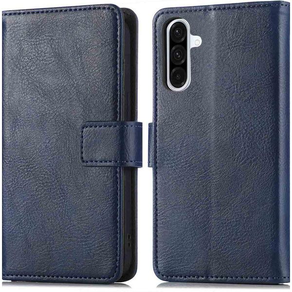 Custodia Per Cellulare Imoshion Per Samsung Galaxy A36 - Cover Flip A Libro - Blu Scuro-image