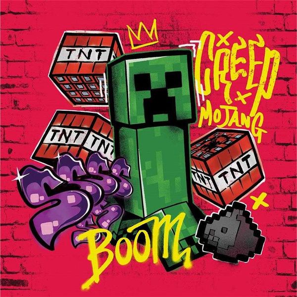 Minecraft - Stampa Su Tela "Creep Mojang"" PM11108 (Taglia Unica) (A Colori)"-image