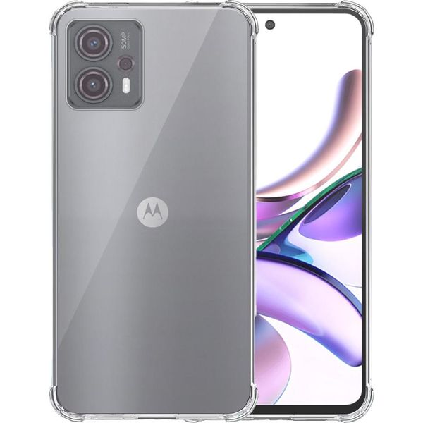 Custodia Per Motorola Moto G23 Trasparente - Custodia In Silicone Tpu Antiurto Con Paraurti Trasparente - Smartphonica-image