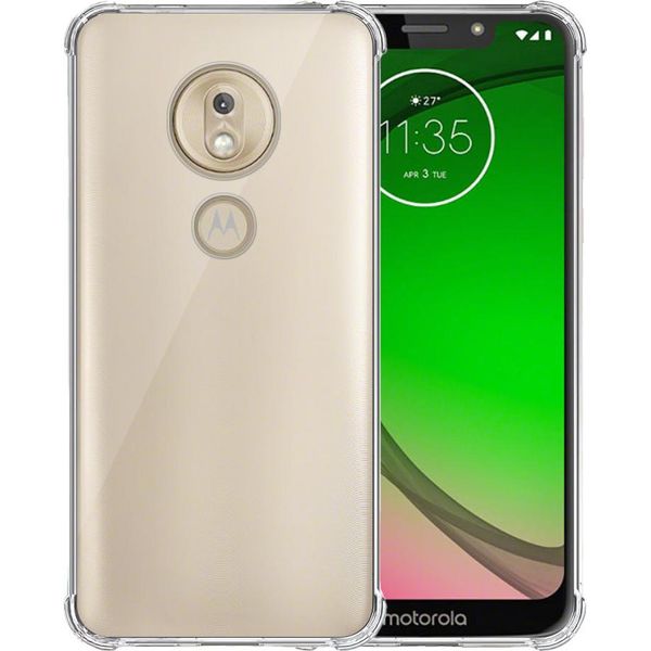 Custodia Per Motorola Moto G6 Play Trasparente - Custodia In Silicone Tpu Antiurto Con Paraurti Trasparente - Smartphonica-image
