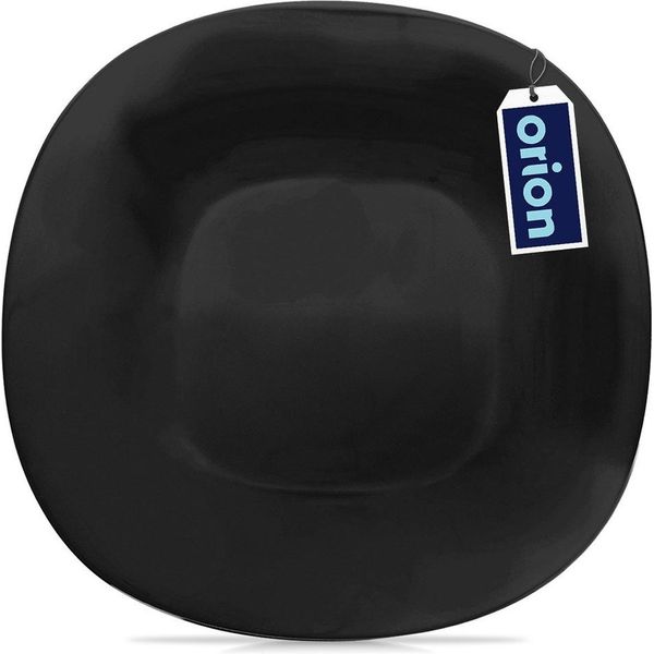 Orion Piatto Piano Piatto Da Pranzo Piatto Piano In Vetro Nero Luna 26,5 Cm-image