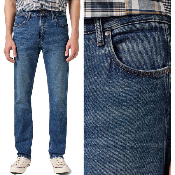 Wrangler, Jeanshosen Da Uomo, Vestibilità Dritta, Frontier, W32 L30, Blau, Jeans, Baggyjeans, Buggy-image