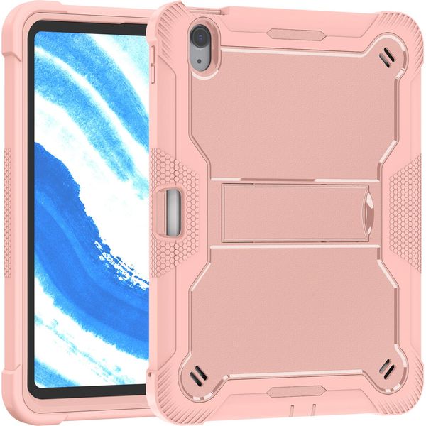 Custodia Per Ipad Air 11 Pollici M2 (2024), Custodia Protettiva Ibrida Rugged Per Tablet Con Supporto Rosa-image