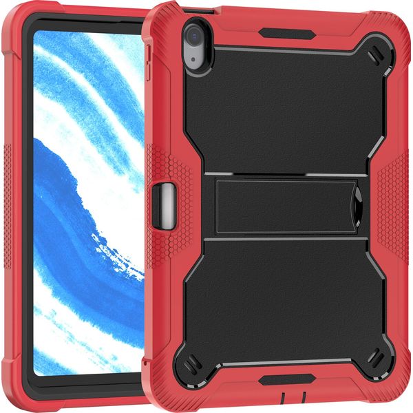 Custodia Per Ipad Air 11 Pollici M2 (2024), Custodia Protettiva Ibrida Rugged Per Tablet Con Supporto Rosso-image