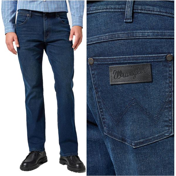 Wrangler, Jeanshosen Da Uomo, Vestibilità Dritta, Horizon, L32 L32, Blau, Jeans, Baggyjeans, Buggy-image