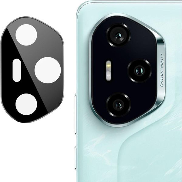 Per Honor 300 Pro / 300 Ultra Imak Protezione Completa Della Fotocamera Pellicola Di Vetro Nero-image