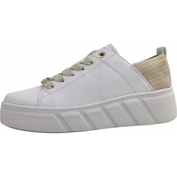 Scarpe Da Ginnastica Rieker - Pelle Bianca : Normale : 42 Taglia: 42 Larghezza: Normale-image