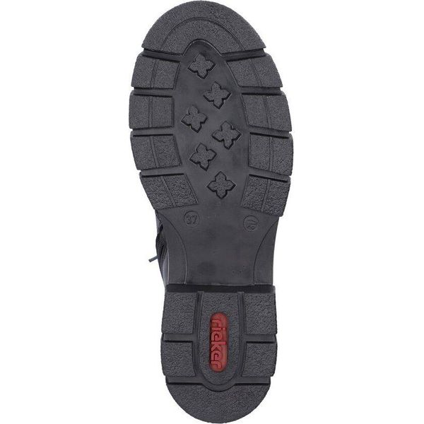Rieker Scarpe Da Donna Stivali Stringati Nero Casual, Numero Di Scarpe: 42 Eu-image