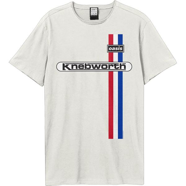 Amplified - Maglietta "Knebworth"" Per Uomo/Donna Unisex GD2193 (S) (Bianco Sporco)"-image