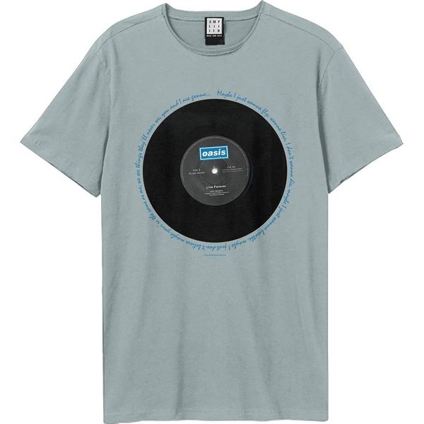 Oasis - Maglietta "Live Forever"" Per Uomo/Donna Unisex GD2197 (3XL) (Strano Blu)"-image