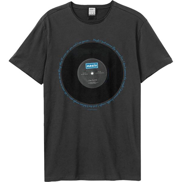 Oasis - Maglietta "Live Forever"" Per Uomo/Donna Unisex GD2197 (3XL) (Charcoal)"-image