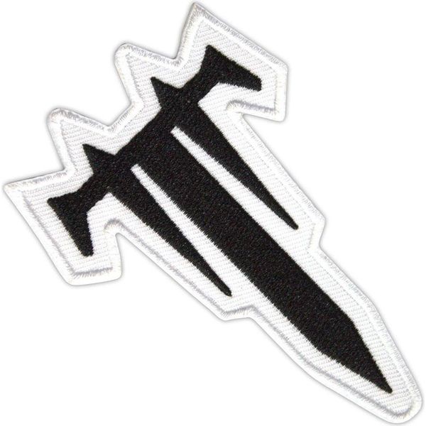 Trivium - Logo - Toppa Da Applicare Con Il Ferro, Tessuto RO12892 (Taglia Unica) (Nero/Bianco)-image
