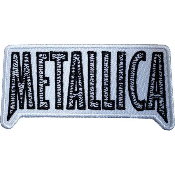 Metallica - Logo - Toppa "Load"" Applicata Con Il Ferro, Tessuto RO12874 (Taglia Unica) (Nero/Bianco)"-image