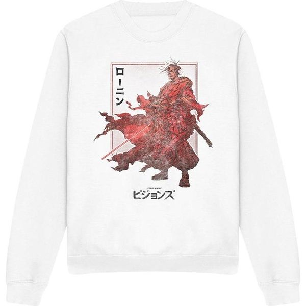 Star Wars - Felpa "Visions Ronin"" Per Uomo/Donna Unisex TV3399 (M) (Bianco)"-image