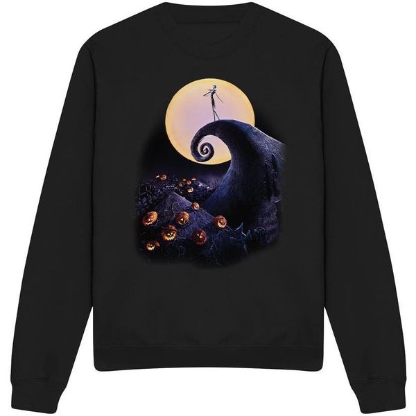 The Nightmare Before Christmas - Felpa Per Bambini/Ragazzi Unisex TV3475 (Xl) (Schwarz)-image