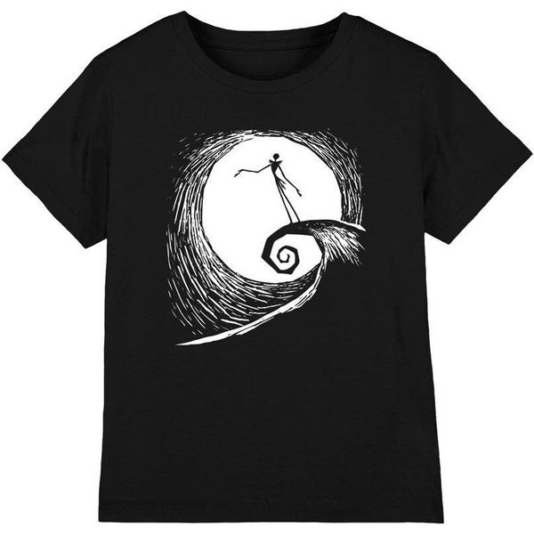 The Nightmare Before Christmas - Maglietta Per Bambini TV3516 (104) (Nero)-image
