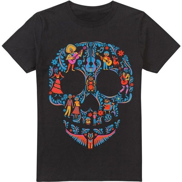 Coco - Maglietta "Day Of The Dead"" Da Uomo TV3539 (M) (Nero)"-image