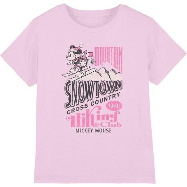 Disney - Maglietta "Snowtown Ski"" Per Bambini TV3546 (116) (Rosa)"-image