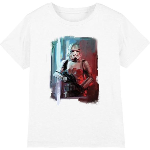 Star Wars - Maglietta Per Bambini TV3587 (104) (Bianco)-image